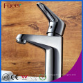 Fyeer Chrome Polished Simple Single Handle&Hole Bathroom Wash Sink Basin Faucet Water Mixer Tap